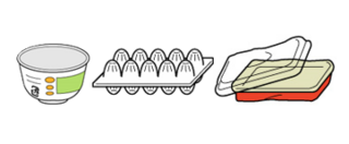 プラスチック製のカップ類