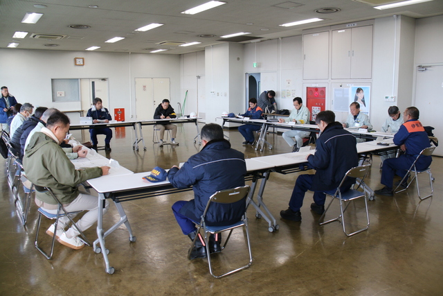 避難所運営会議の写真です