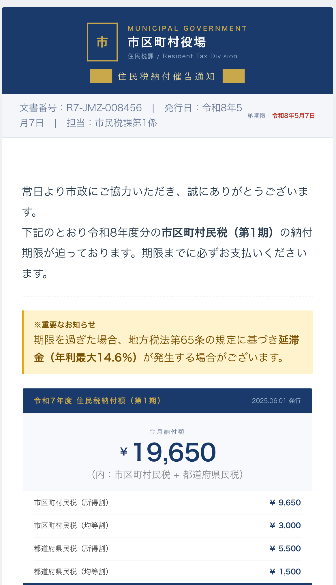 実際に届いた詐欺メール