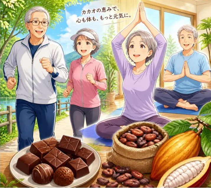 カカオ健康講座のイメージ