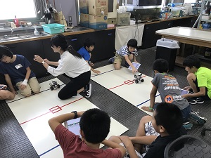 科学工作教室「ロボットプログラミングにチャレンジ」