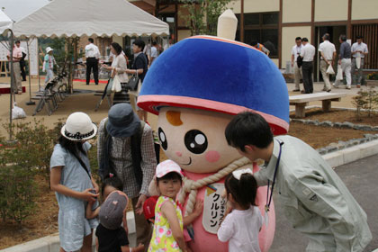 地域の子どもたちも遊びにきてくれたよ