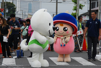 きいちゃんと仲良く商工まつりにお呼ばれ