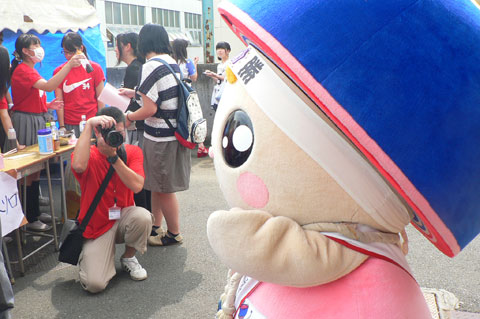 写真を撮ってもらっちゃった～（伊勢原高校）