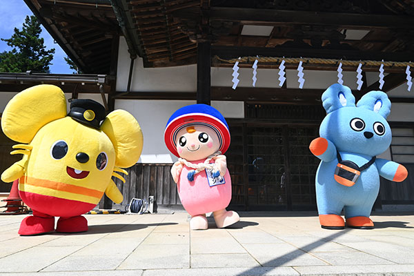 3キャラクターの写真