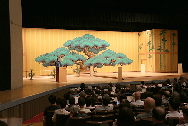 画像：火祭薪能市長あいさつの様子4