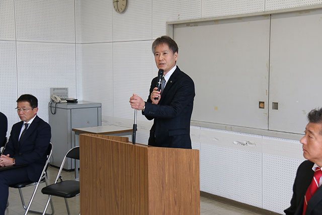 仕事始め式の様子