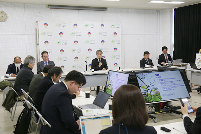 市長定例記者会見 画像:市長定例記者会見