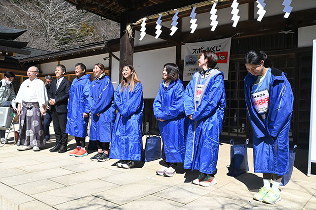 画像：大山登山マラソン大会閉会式の様子
