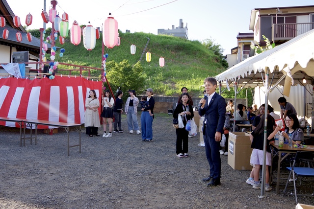 峰岸下自治会で「春まつり」1 峰岸下自治会で「春まつり」1