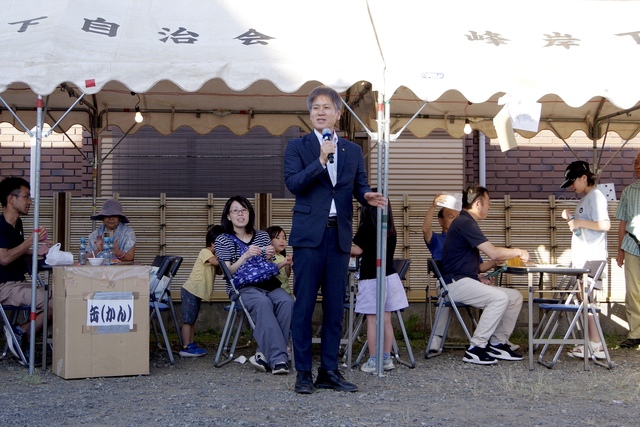 峰岸下自治会で「春まつり」3