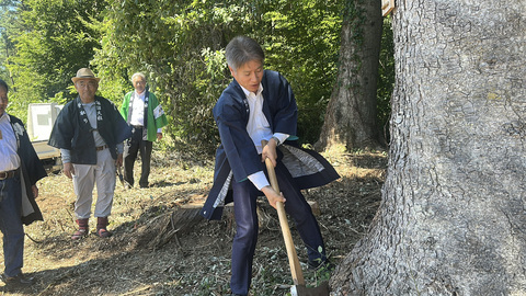 斧入れ写真 斧入れ写真